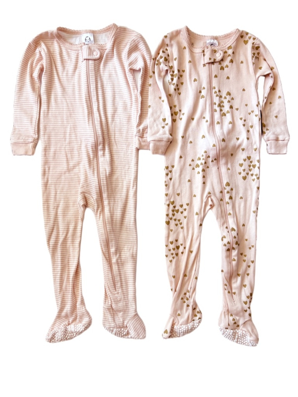 Gerber Baby Neutral Snug Fit Footed Cotton Pajamas Size 12 months